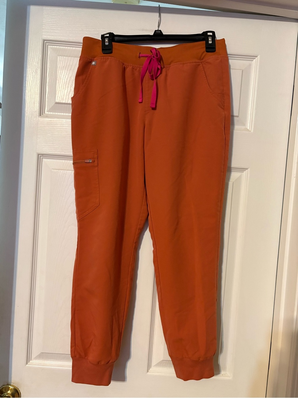 FIGS Women's Zamora Jogger Scrub Pants in Terracotta